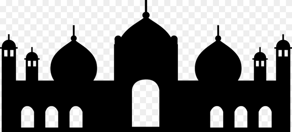 Worship Silhouette, Architecture, Building, Dome, Mosque Free Transparent Png