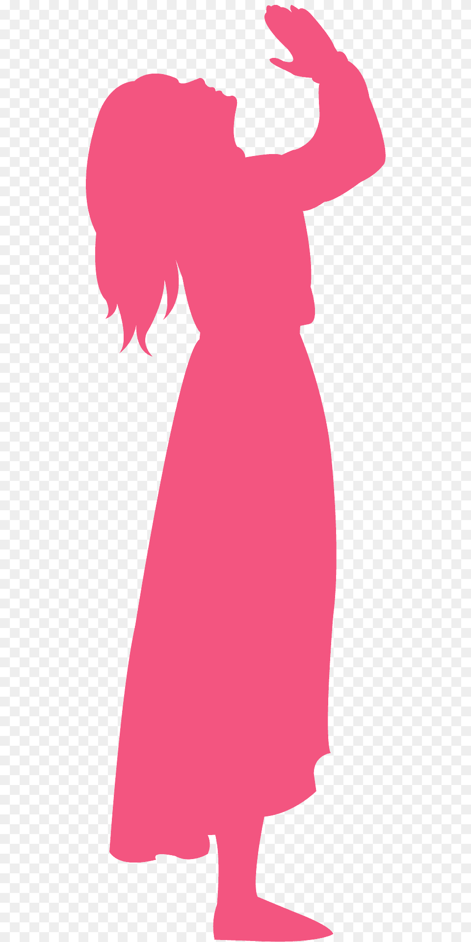 Worship Silhouette, Clothing, Dress, Adult, Female Free Transparent Png