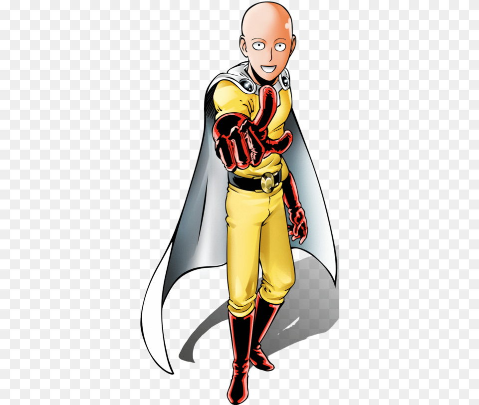 Would The One Punch Man Workout Work For You One Punch Man Transparent, Book, Publication, Comics, Adult Png Image