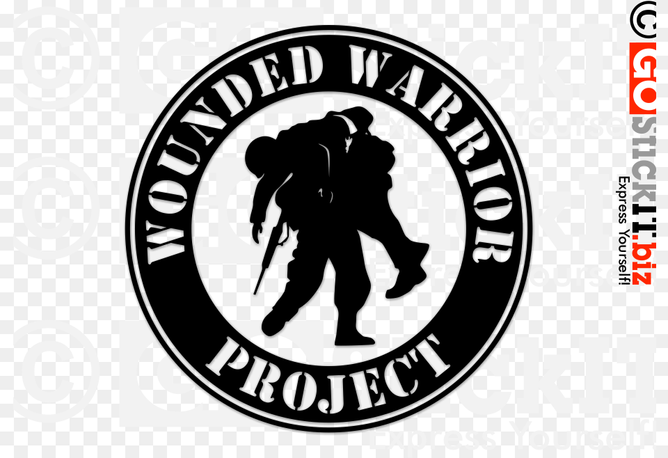 Wounded Warrior Project Clipart Wounded Warriors Logo, Sticker, Text, Advertisement, Poster Free Png Download