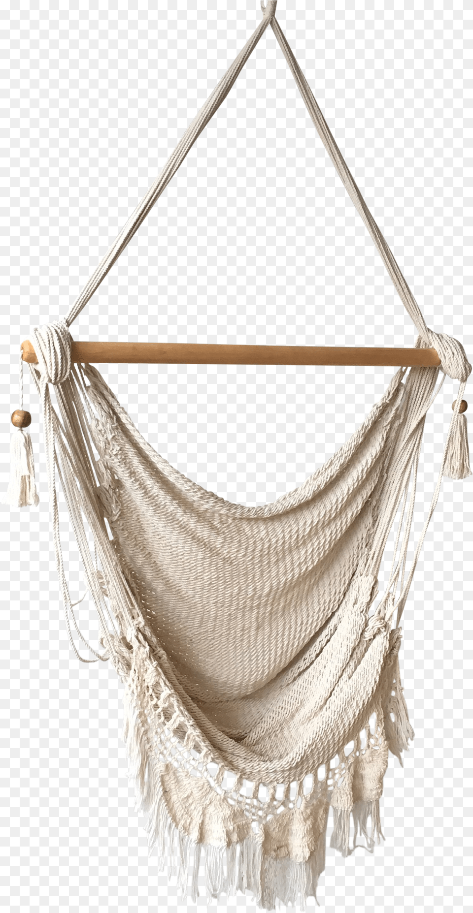 Woven Ivory Macrame Hammock Chair Hammock, Furniture, Accessories, Jewelry, Necklace Free Png Download