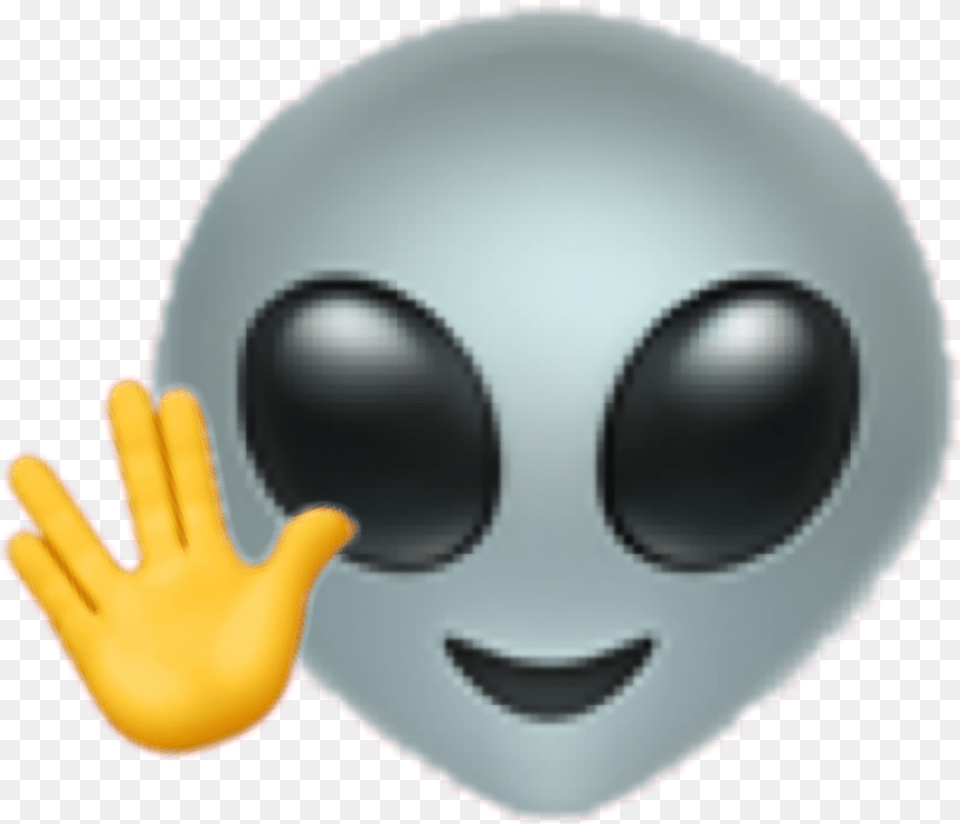 Wow A Lot Of People Used This Lol Alien Creepy Emoji Smiley, Sphere, Body Part, Clothing, Finger Free Png Download