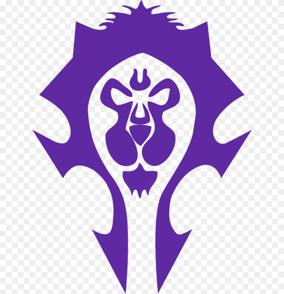 Wow Alliance Logo Horde And Alliance Logo, Purple, Cross, Symbol Free Png Download