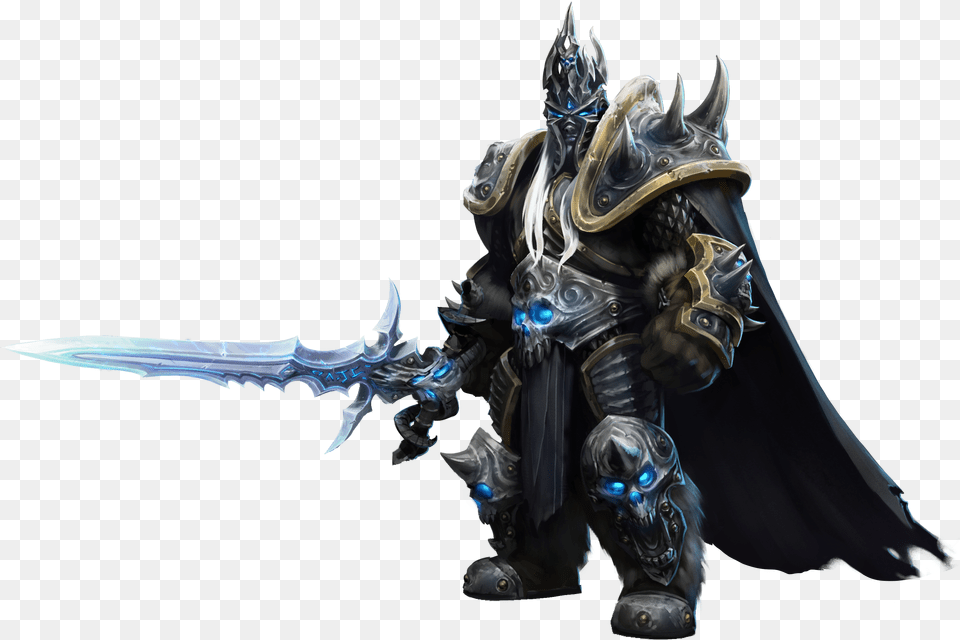 Wow Arthas Heroes Of The Storm, Weapon, Sword, Knight, Person Free Png Download