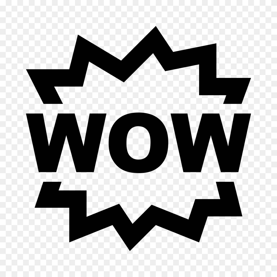 Wow Button Icon, Gray Free Png