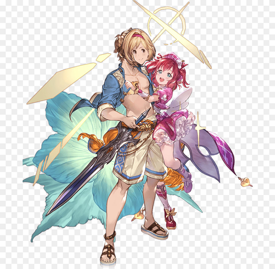 Wow Girls Meet My New Friend D Granblue Fantasy The Animation, Book, Comics, Publication, Clothing Png