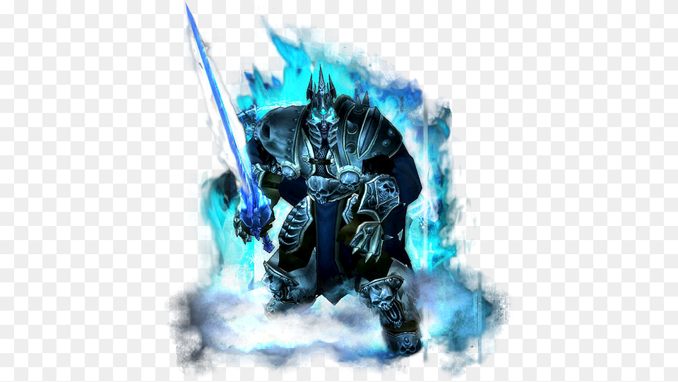 Wow Lich King Arthas World Of Warcraft Lich King, Knight, Person, Animal, Horse Free Png