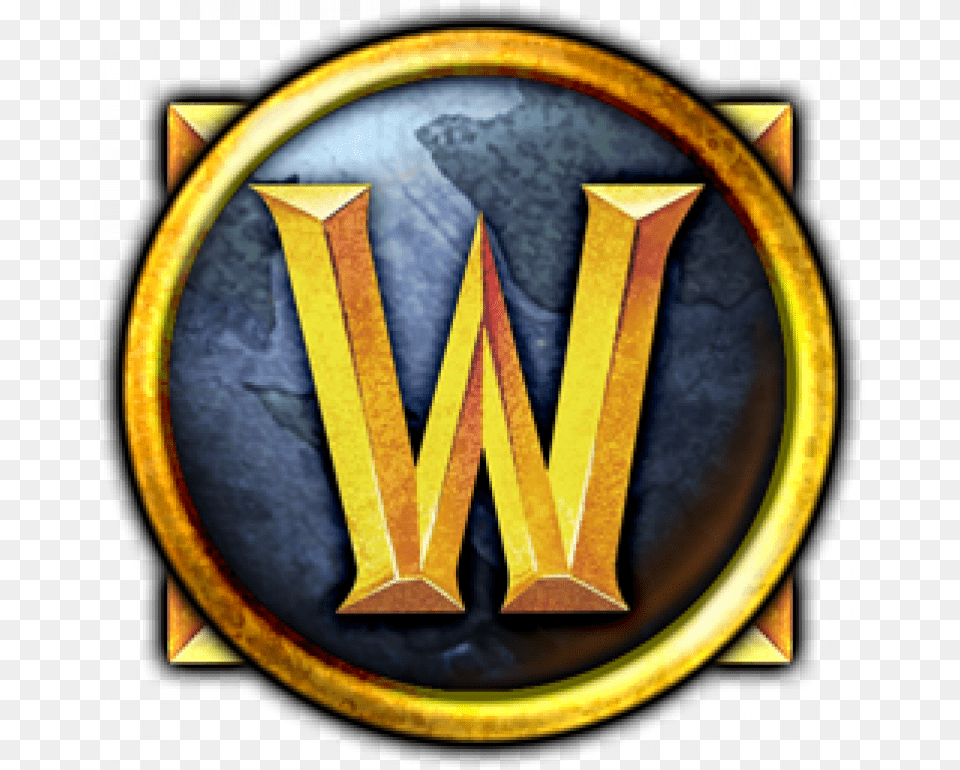 Wow Logo World Of Warcraft Classic Icon, Gold Png Image
