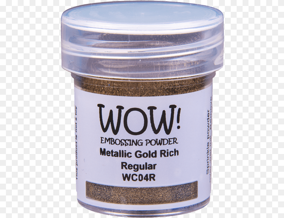 Wow Metallic Gold Rich Wow Embossing Powder Opaque Bright White, Face, Head, Person, Can Free Png Download