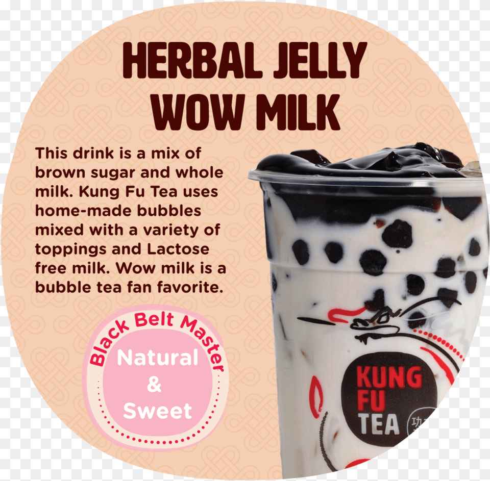 Wow Mung Bean Kung Fu Tea, Beverage, Cup Png Image