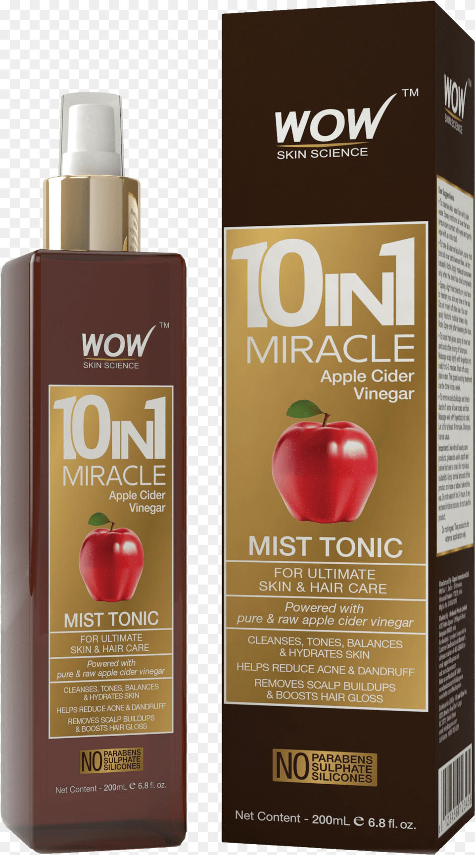 Wow Skin Science, Bottle, Apple, Produce, Plant Png