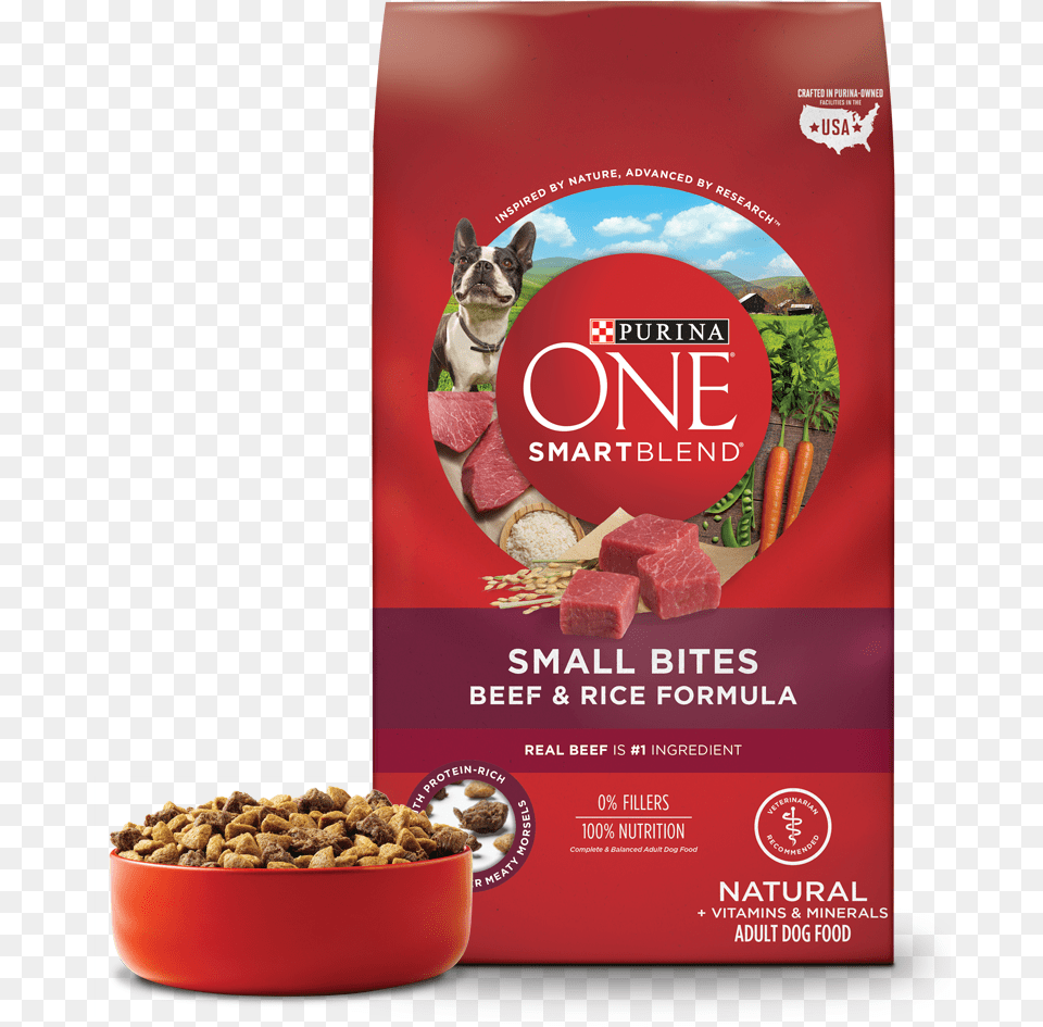 Wow Small Dogs Like It Purina One Dog Food Small Bites, Advertisement, Animal, Canine, Mammal Png Image