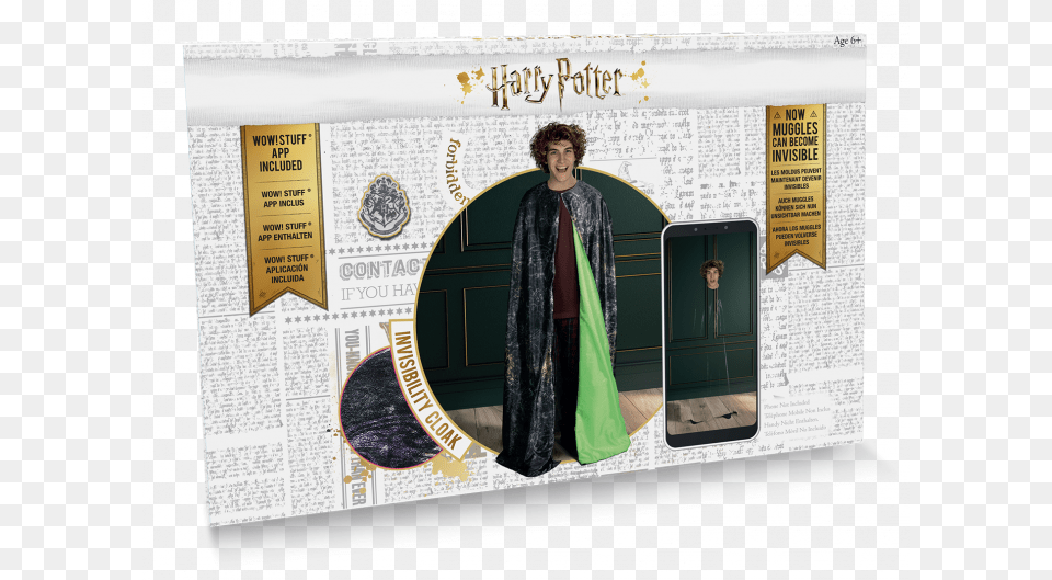 Wow Stuff Invisibility Cloak, Fashion, Teen, Person, Male Free Png