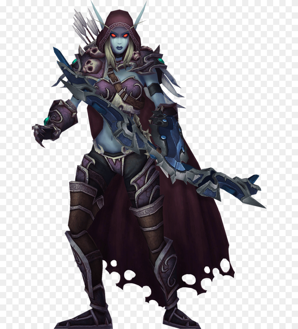 Wow Sylvanas Windrunner Sylvanas, Person, Face, Head, Clothing Free Png