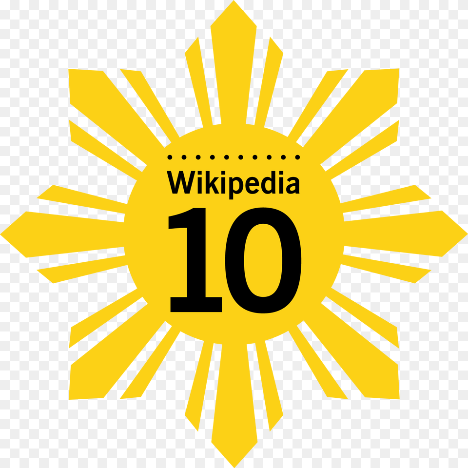 Wp 10 Philippines Sun Cmyk Philippine Flag Sun Clipart, Text, Symbol Png