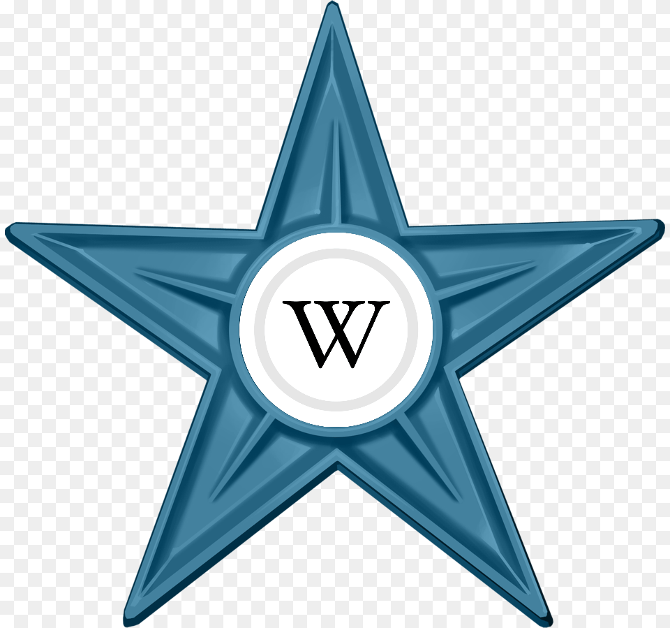 Wpw Editing Barnstar Nacion Sushi Cr, Star Symbol, Symbol, Aircraft, Airplane Png