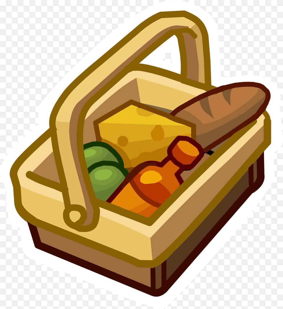 Wpwp Food In A Picnic Basket Clipart, Lunch, Meal, Treasure, Bulldozer Free Png Download