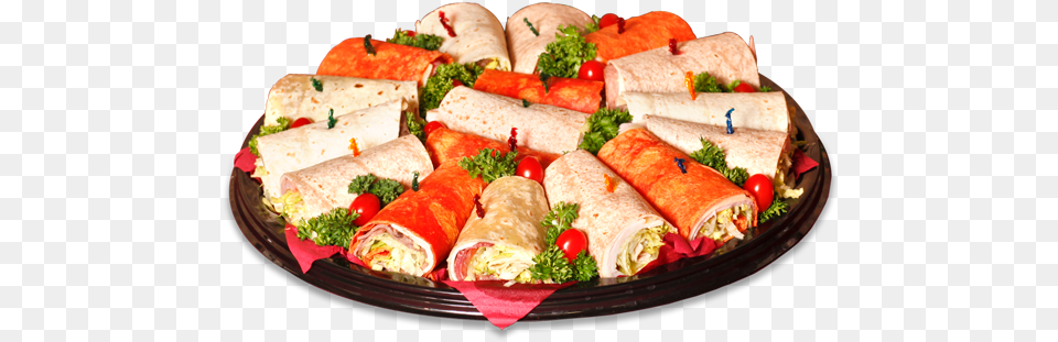 Wrap Tray Food, Dish, Meal, Platter, Sandwich Wrap Free Png