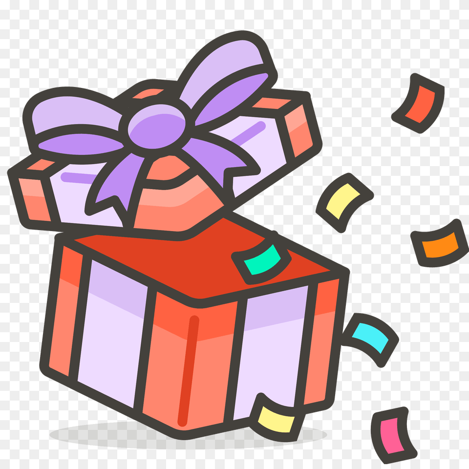Wrapped Gift Emoji Clipart, Dynamite, Weapon Png Image