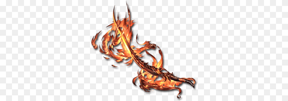 Wrathfire Longblade Fire Katana, Flame, Dragon Png Image