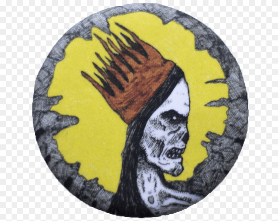Wrathful Queen Myldrode Matte Button U2014 Winslow Dumaine Emblem, Face, Head, Person, Home Decor Free Png Download