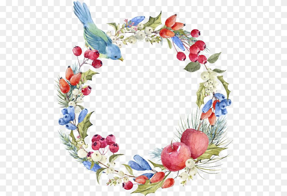 Wreath, Animal, Bird, Produce, Plant Png Image