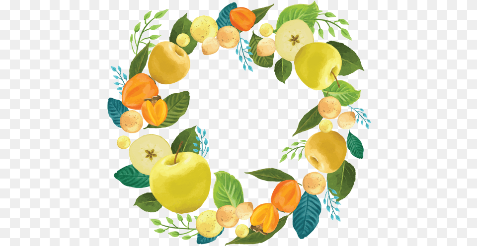 Wreath, Food, Fruit, Plant, Produce Png