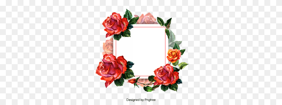 Wreath Border Vectors And Clipart For Download, Flower, Plant, Rose Free Transparent Png