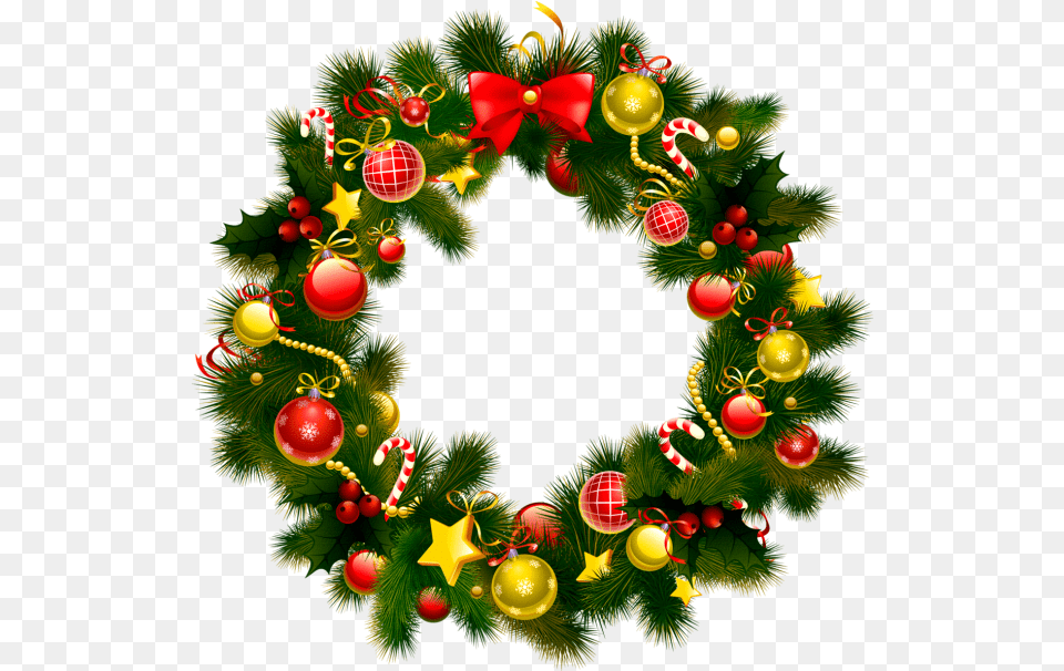 Wreath Christmas Garland Clip Art Christmas Wreath Images, Plant Free Png
