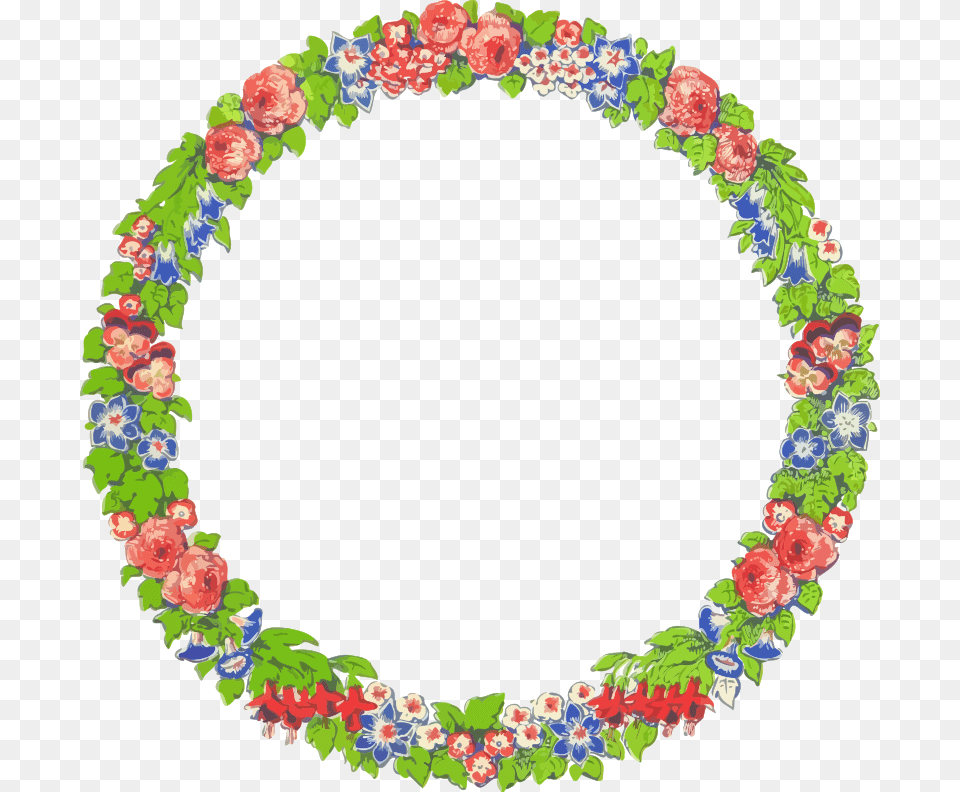Wreath Circle, Flower, Flower Arrangement, Plant, Accessories Free Png