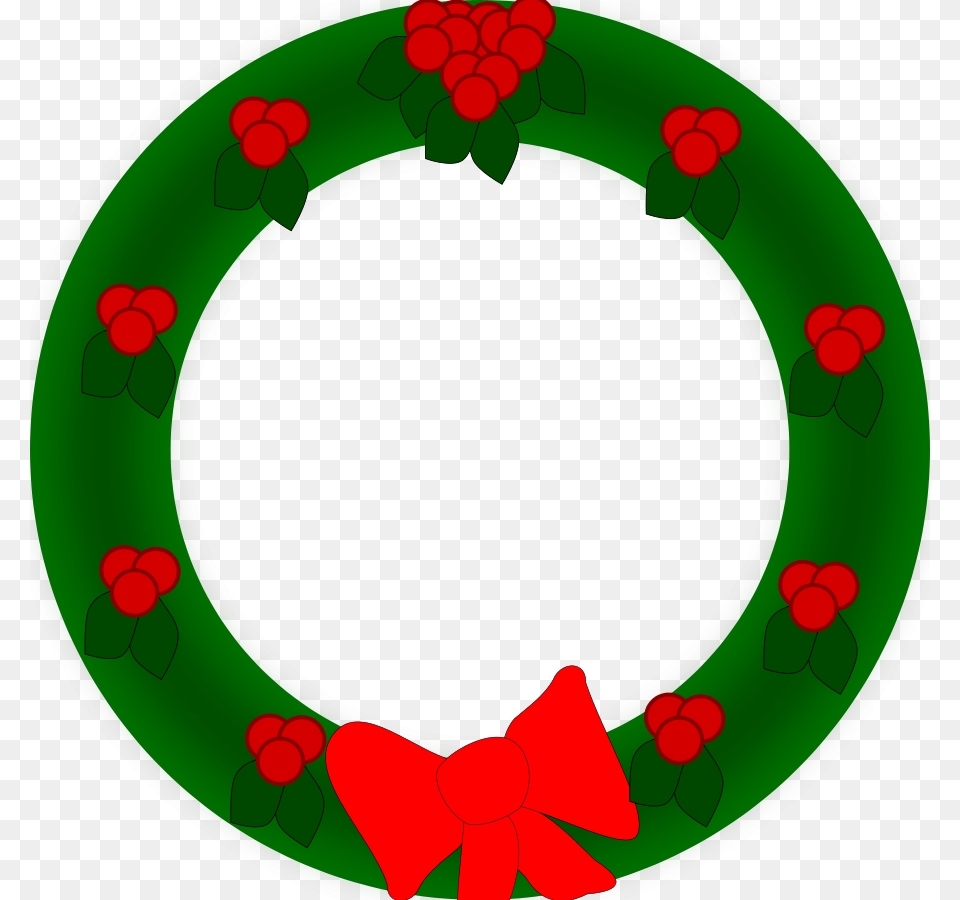 Wreath Clip Art, Green, Disk Png