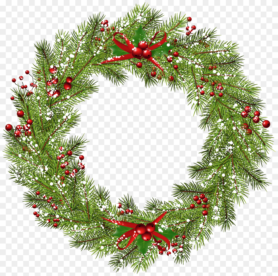 Wreath Clip Art Christmas Wreath Free Transparent Png