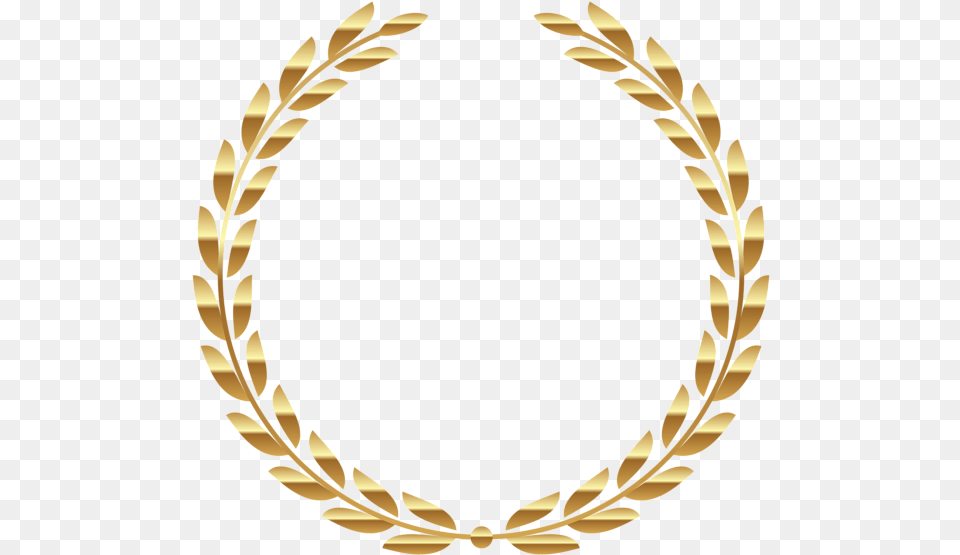 Wreath Clipart Background Gold Laurel Wreath, Oval Free Png Download