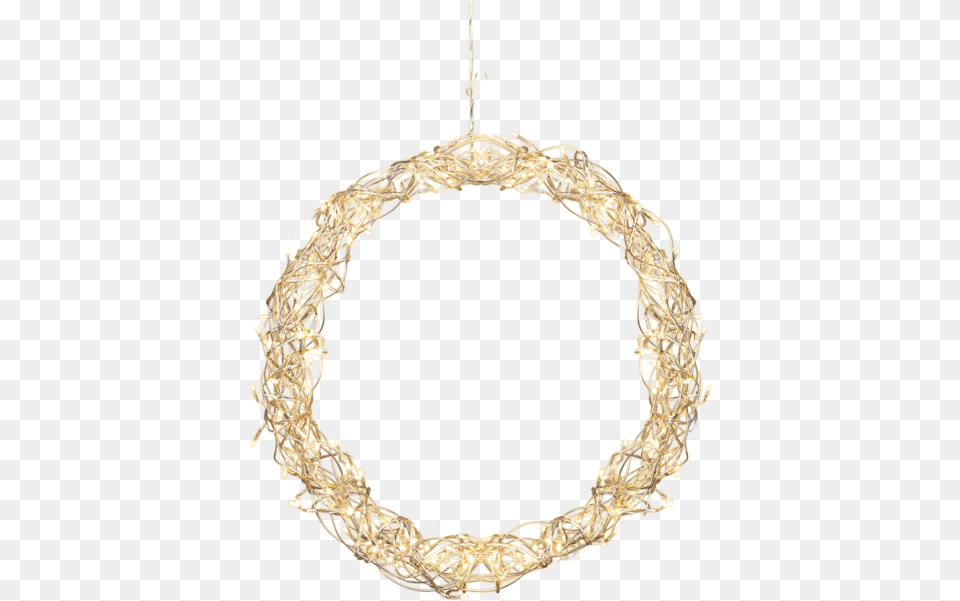 Wreath Curly Star Trading Warmweisse, Gold, Chandelier, Lamp, Accessories Free Png Download