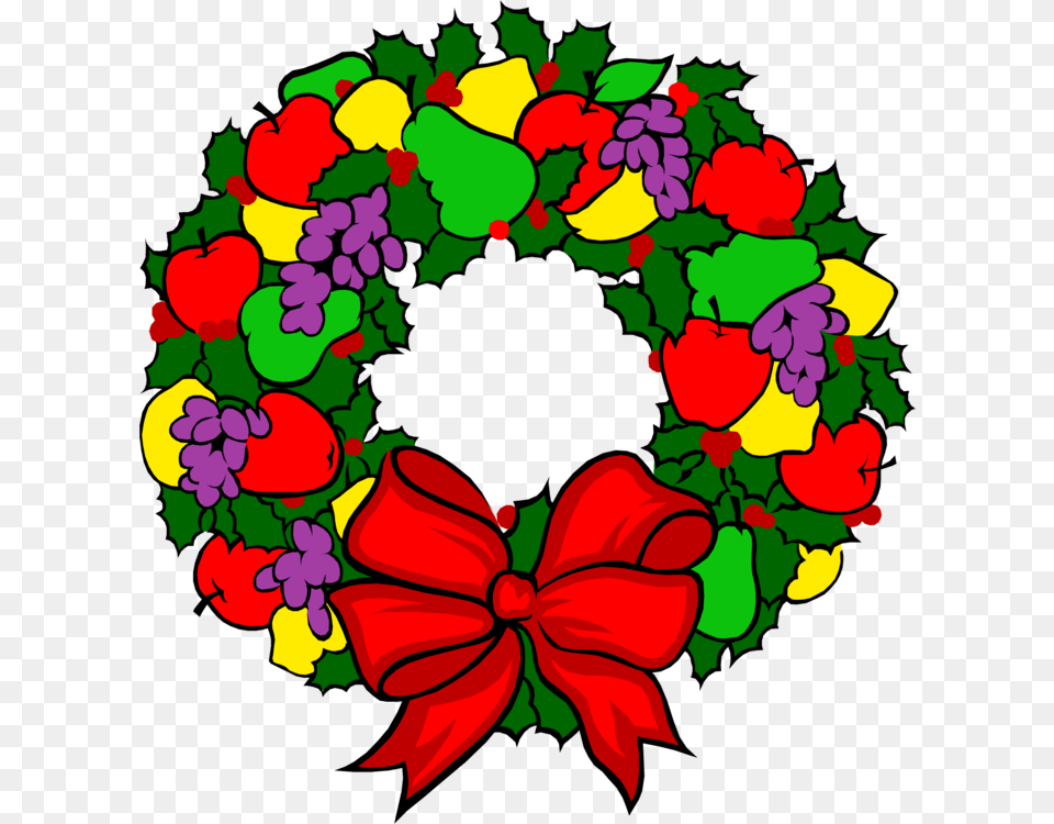 Wreath Floral Design Flower Christmas Day Clip Art Christmas Free, Floral Design, Graphics, Pattern, Plant Png