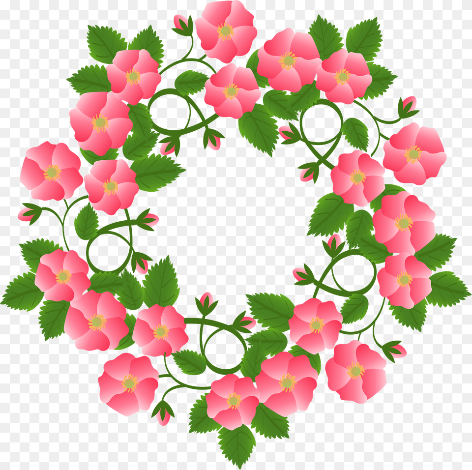 Wreath Flowers Romantic Clipart, Art, Floral Design, Graphics, Pattern Free Png