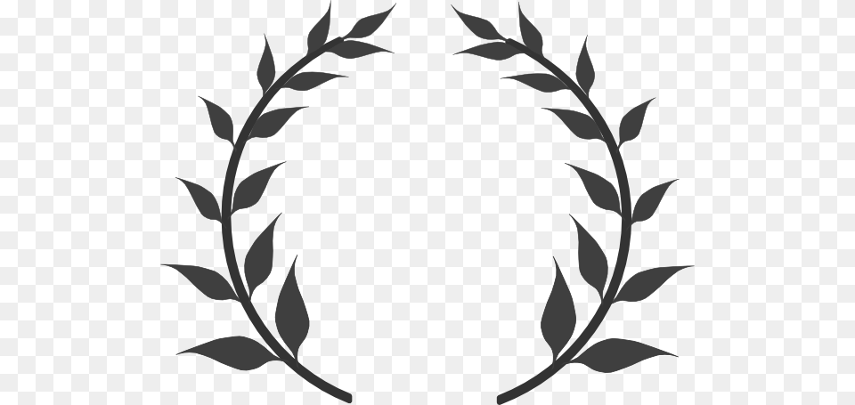 Wreath Gray Clip Arts For Web, Stencil, Leaf, Plant, Pattern Free Png