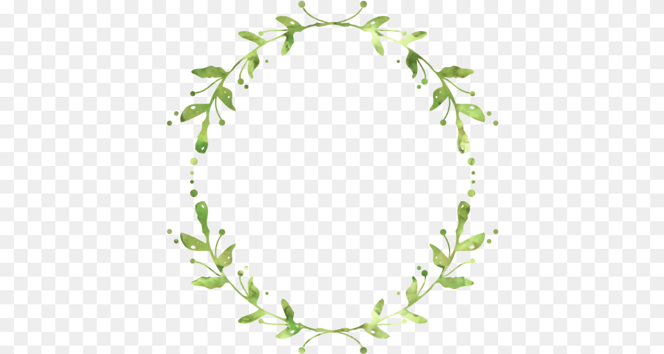 Wreath Leaf Garland Crown Green Leaves Wreath, Plant, Oval Free Png Download