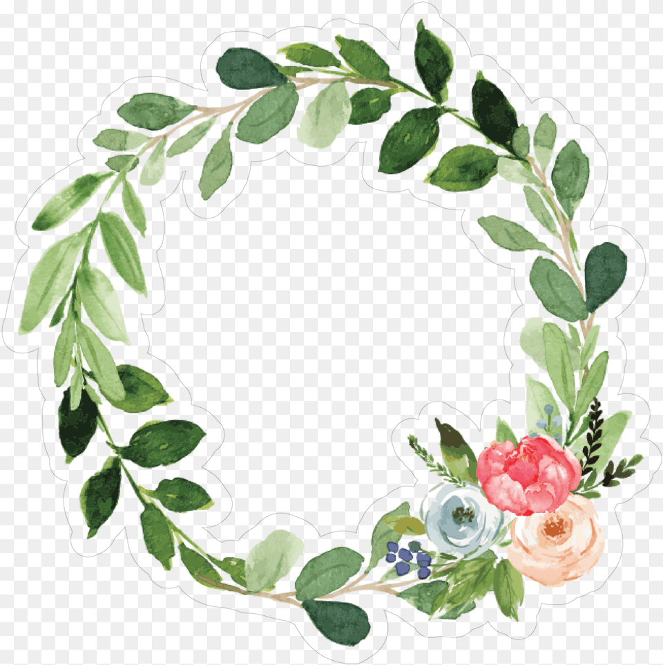 Wreath Ribbon Flower Bouquet Clip Art Green Wreath Clip Art, Plant, Rose, Flower Arrangement, Leaf Png