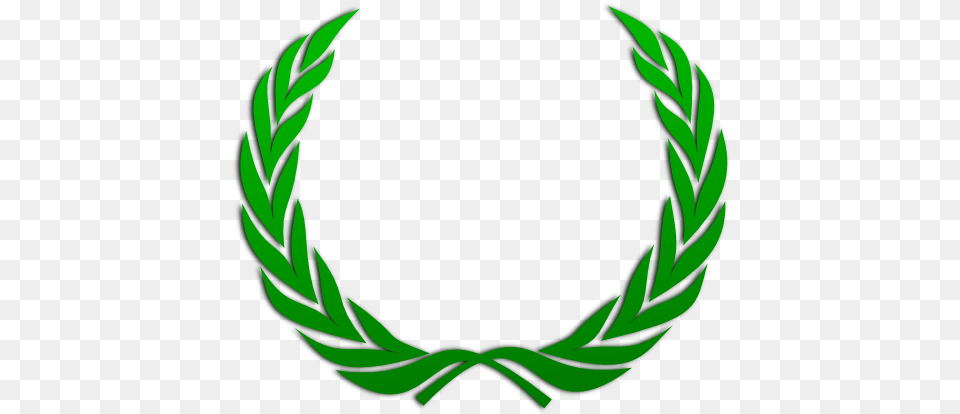 Wreath Vector Green, Emblem, Symbol, Logo Free Transparent Png