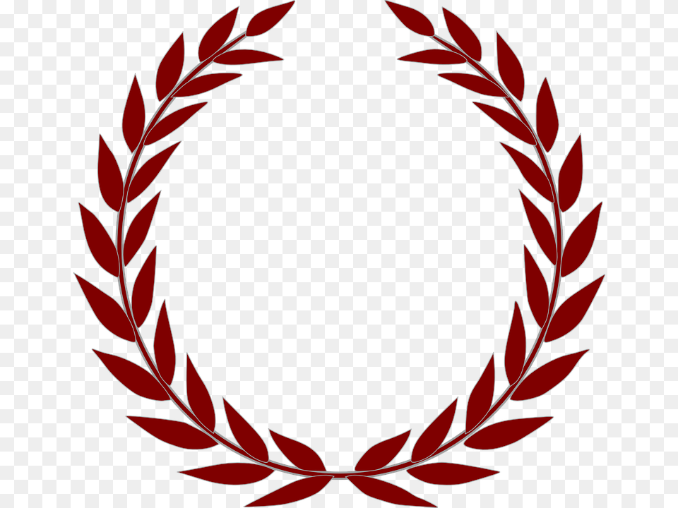 Wreath Winner Award Competition Leaves Burgunde Laurel Wreath, Emblem, Symbol, Maroon, Leaf Free Transparent Png