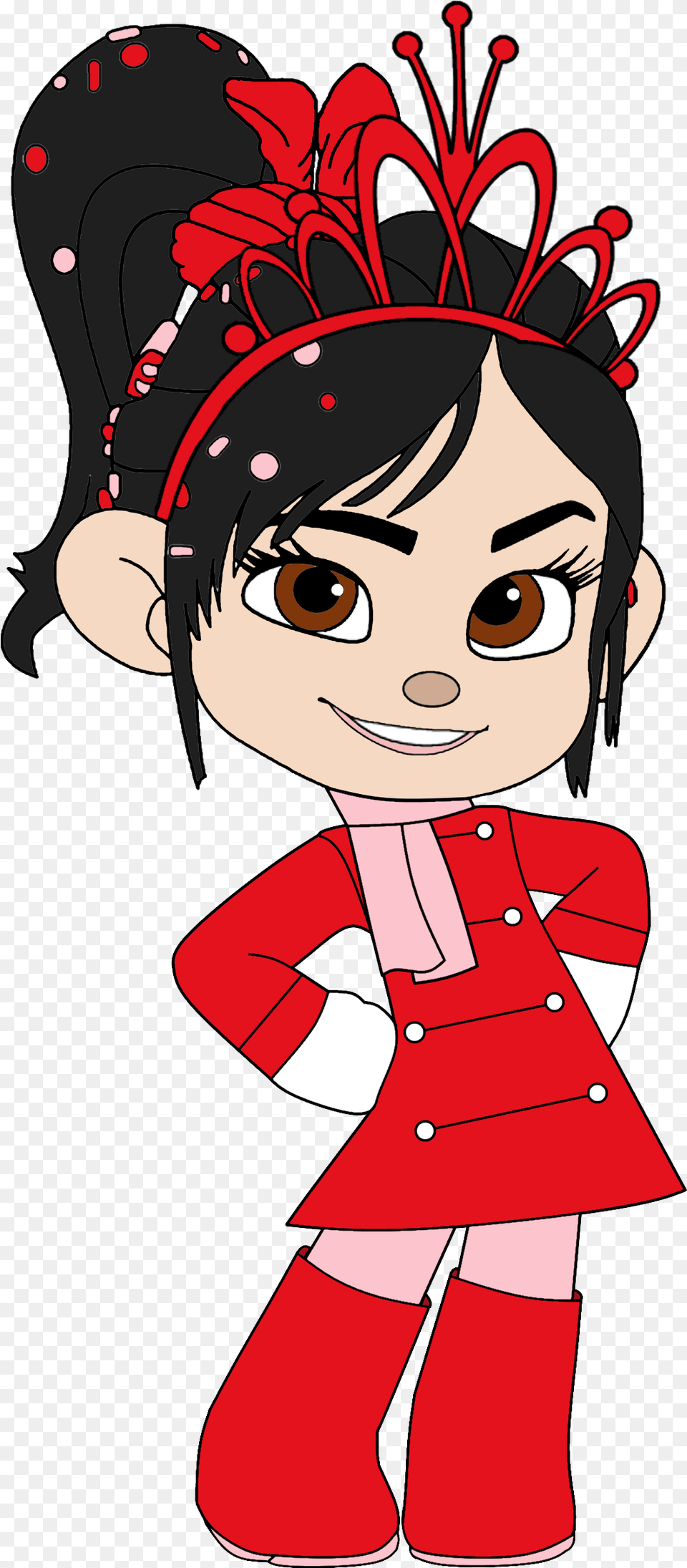 Wreck It Ralph Clipart Candy Girl Vanellope Von Schweetz Hat, Book, Comics, Publication, Baby Free Png Download