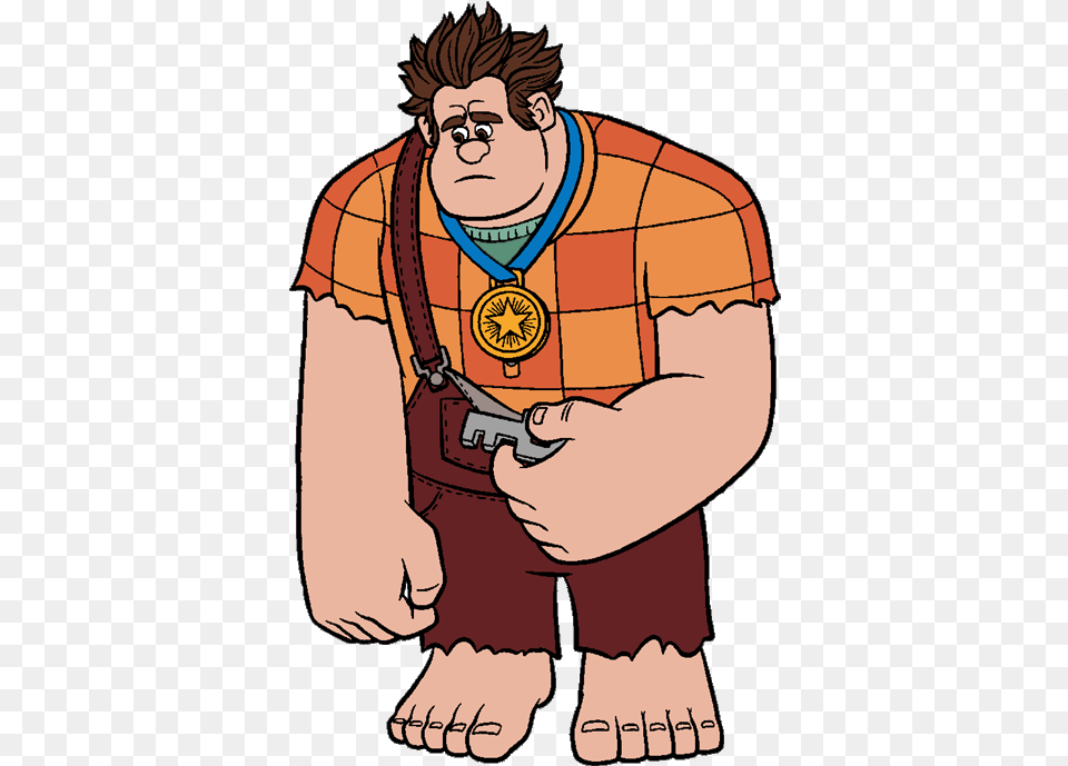 Wreck It Ralph Medal Clipart Wreck It Ralph Clipart, Adult, Person, Man, Male Png