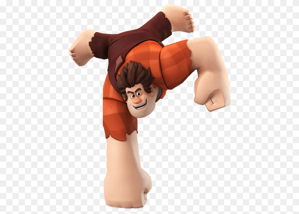 Wreck It Ralph Standing On One Fist, Baby, Person, Body Part, Hand Free Transparent Png