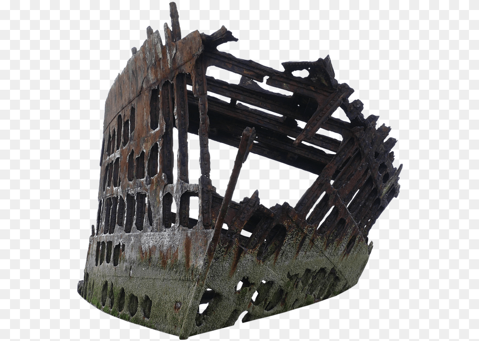 Wreck Ship Old Boot Stainless Stranded Ship Wreck Wreck Of The Peter Iredale, Shipwreck, Transportation, Vehicle Png