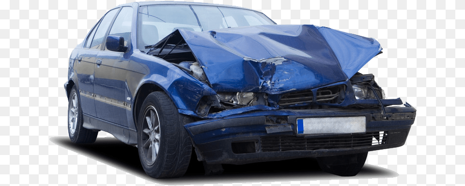 Wrecked Car, Transportation, Vehicle, Car - Exterior, Car Front - Damaged Png