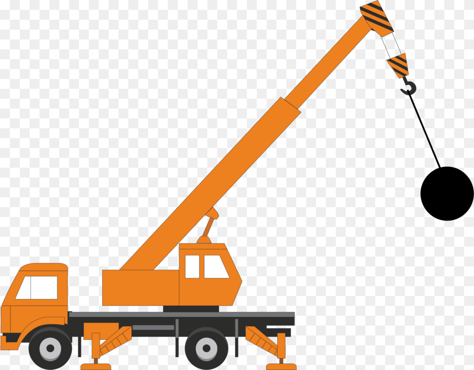 Wrecking Ball Computer Icons Crane Heavy Machinery Demolition Construction, Construction Crane, Bulldozer, Machine Free Png Download