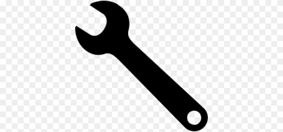 Wrench Icon Transparent Background, Gray Free Png