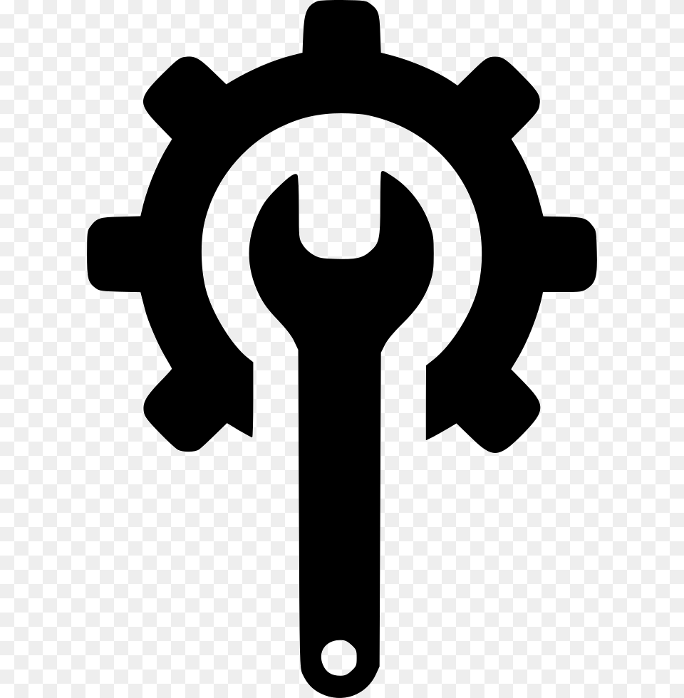 Wrench Icon Wrench And Gear Icon, Machine, Cross, Symbol Free Png