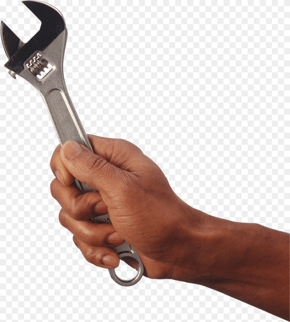 Wrench Spanner File Hand Holding Wrench, Electronics, Hardware, Blade, Dagger Free Transparent Png